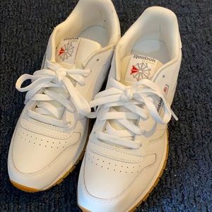 White like new Reebok classics